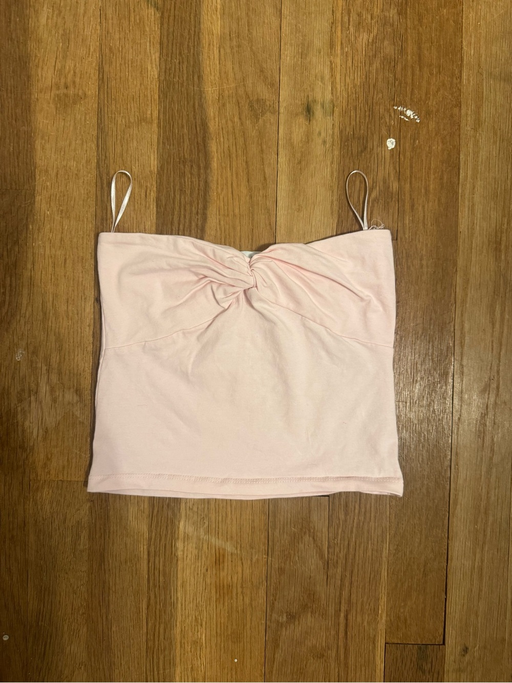 Subdued pink tube top